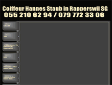 Tablet Screenshot of coiffeur-hannes.ch